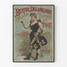 Vintage-Poster Berthe Delaurianne Kaskadierende der Pariser Konzerte
