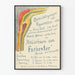 Poster antica esposizione acquerelli 1935 Atelierhaus Farbtentor