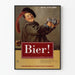 Vintage beer wall decoration poster - History of beer in Amsterdam