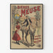 Vintage-Poster Bier aus der Maas – Jugendstil-Wanddekoration
