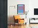 Abstract Art Poster Bireline - Colorful Geometric Composition