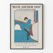 Vintage-Poster Blue Anchor Inn von Edwin Bateman Morris
