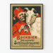 Vintage-Poster Bockbier Dessower Schlossbrauerei - Retro-Wanddekoration