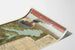 Vintage-Poster Bodensee und Rhein - Fahrplan der Überfahrten von 1887