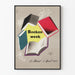 Poster Boekenweek 1954 - Wanddekoration zum Thema Vintage-Bücher