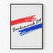 Poster decorativo Boekenweek '89 dal design grafico essenziale