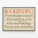Poster vintage artigianato della rilegatura di W.H. Smith & Son — quadro incorniciato alla parete