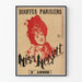 Vintage poster Bouffes Parisiens Miss Helyett