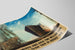 Vintage poster of British and American merchant ship — artwork view