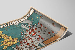 Poster vintage Carta britannica « Britain Spearhead of Attack » — vista dell’opera
