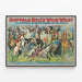 Poster Buffalo Bill's Wild West e il Congresso dei Rough Riders — quadro incorniciato alla parete