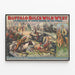 Buffalo Bill's Wild West Poster and Western Cavalry Congress — framed artwork on a wall