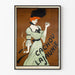 Vintage Poster Cachou Lajaunie Woman in Style