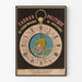 Vintage poster of Guillaume's Political Dial with the Magic Helmet
