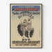 Poster vintage Café Concert des Ambassadeurs Duo Geneviève de Brabant