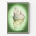 Wall decoration poster 'Calm' with feminine sculpture and water reflection