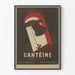 Poster vintage cantina contro disturbi cardiaci