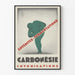 Poster vintage Carbonesie - Prevenzione Salute e Intossicazioni