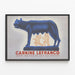 Vintage-Wanddekoration Poster Carnine Lefrancq Romulus und Remus — gerahmtes Bild an der Wand