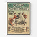 Poster vintage Casino Skating-Bal Rue Cadet 1876