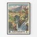 Vintage-Poster Cauterets Le Pont d'Espagne - Wanddekoration Berglandschaft