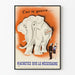 Poster vintage Guerra e Economia - N'achetez que le nécessaire