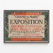 Poster antico Esposizione Società Nazionale delle Belle Arti Campo di Marte 1891 — quadro incorniciato alla parete