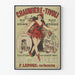 Vintage-Poster von Bal und Konzert Chaumière-Tivoli Wanddekoration