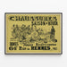 Vintage Advertising Poster for Shoes Winter Season — framed artwork on a wall