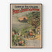 Vintage-Poster Eisenbahnlinie Orléans Paris nach Sceaux & Limours