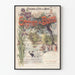 Vintage-Poster Nordbahn - Enghien-les-Bains Dekorativ