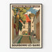 Poster vintage Ferrovie dell'Est - Bourbonne-les-Bains