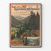 Vintage-Poster der Ostbahn – Durchquerung der Vogesen