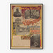 Poster vintage Chemins de Fer de l'Est Villégiature Vosges