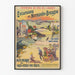 Vintage Poster of the Western Railway - Excursions in Normandy & Brittany