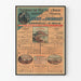 Vintage-Poster Westliche Eisenbahnlinien – Frankreich- und Kanalinseln-Service, Jersey, Guernsey über Granville und St. Malo