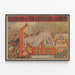 Vintage Poster of the Orleans & Midi Railways – The Queen of the Pyrenees Luchon — framed artwork on a wall