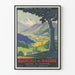 Poster vintage delle Ferrovie del Midi - Stazione termale di Bagnères de Bigorre