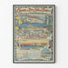 Vintage-Poster Südbahn Frankreich – Linien Meyrargues nach Grasse und Hyères nach Saint-Raphaël