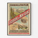 Vintage poster of excursions to Mont-Blanc, P.L.M. railways