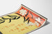 Decorative poster Lilies with Japanese inscription