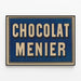 Vintage Chocolat Menier Poster - Retro Advertising Poster — framed artwork on a wall
