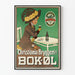 Poster vintage birra Christiania Bryggeri Bok-øl