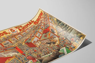 christy-bros-5-ring-wild-animal-show-circus-poster