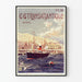 Vintage-Poster Transatlantik Marseille-Alger - Maritime Wanddekoration