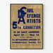 Vintage-Poster der 5. Ausstellung der Künstler der Zivilschutz-Organisation