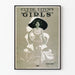 Poster Vintage La più grande commedia di Clyde Fitch Girls - Miss Pam