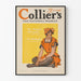 Poster vintage Collier's The National Weekly - La suffragetta silenziosa