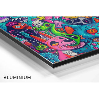 Tableau Pop Art- Explosion Chromatique | Reproduction Tableau Décoration murale affiche copie