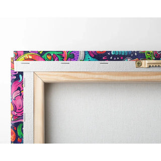 Tableau Pop Art- Explosion Chromatique | Reproduction Tableau Décoration murale affiche copie